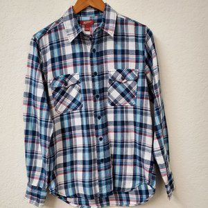 Arizona Flannel Long Sleeve Double Breasted Pocket Shirt